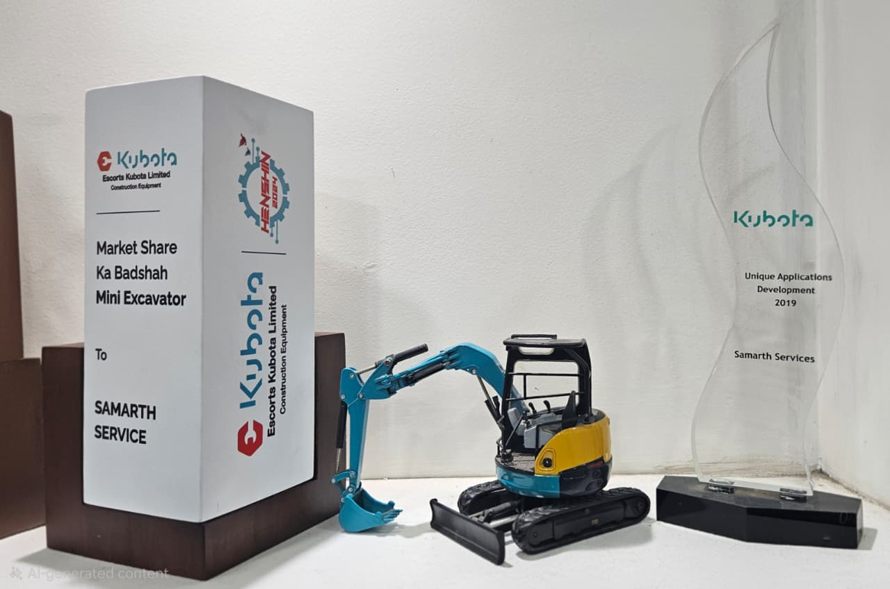 Kubota Mini Excavator Award – Market Share Leader